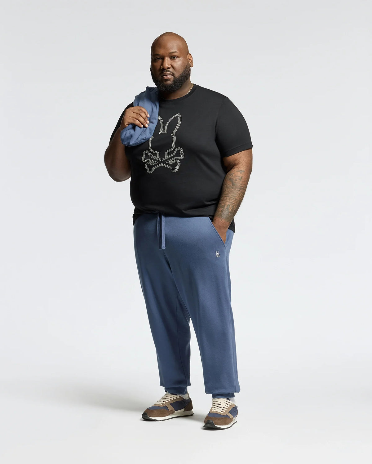 MENS BIG AND TALL LEVY ESSENTIAL FLEECE SWEATPANT - B9P721D200