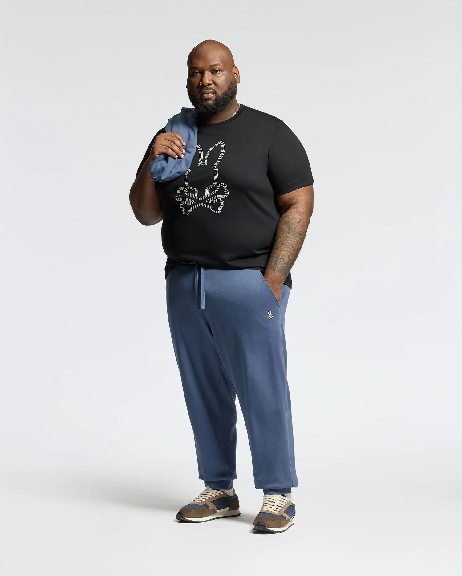 MENS BIG AND TALL LEVY ESSENTIAL FLEECE SWEATPANT - B9P721D200