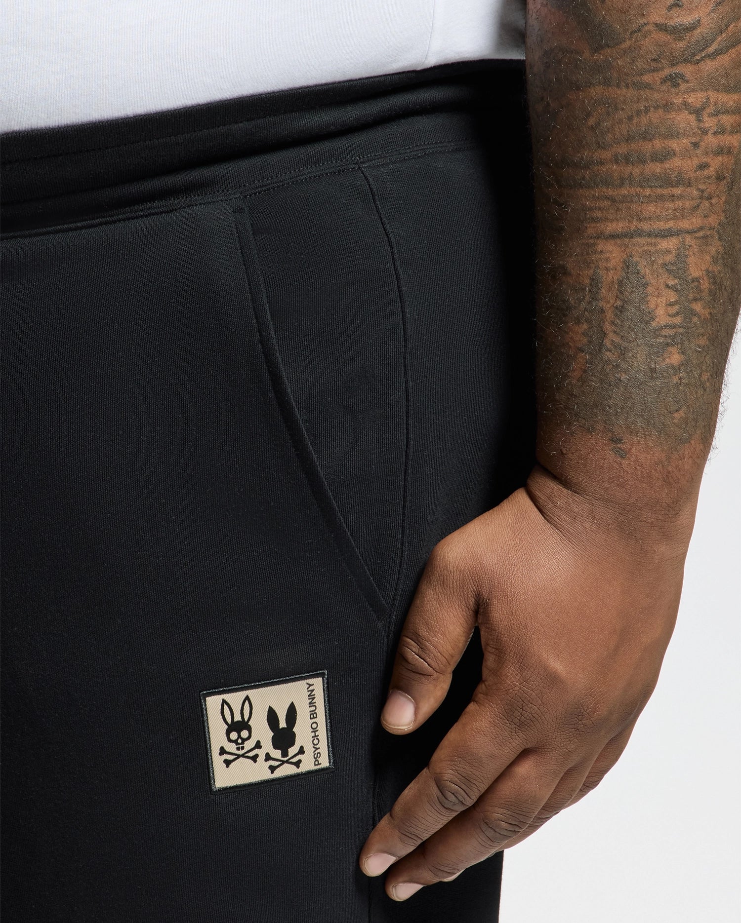 MENS BIG AND TALL MONROE TWILL PATCH FLEECE SWEATPANT - B9P929D200