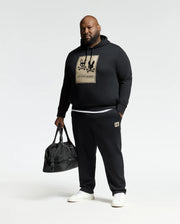 MENS BIG AND TALL MONROE TWILL PATCH FLEECE SWEATPANT - B9P929D200