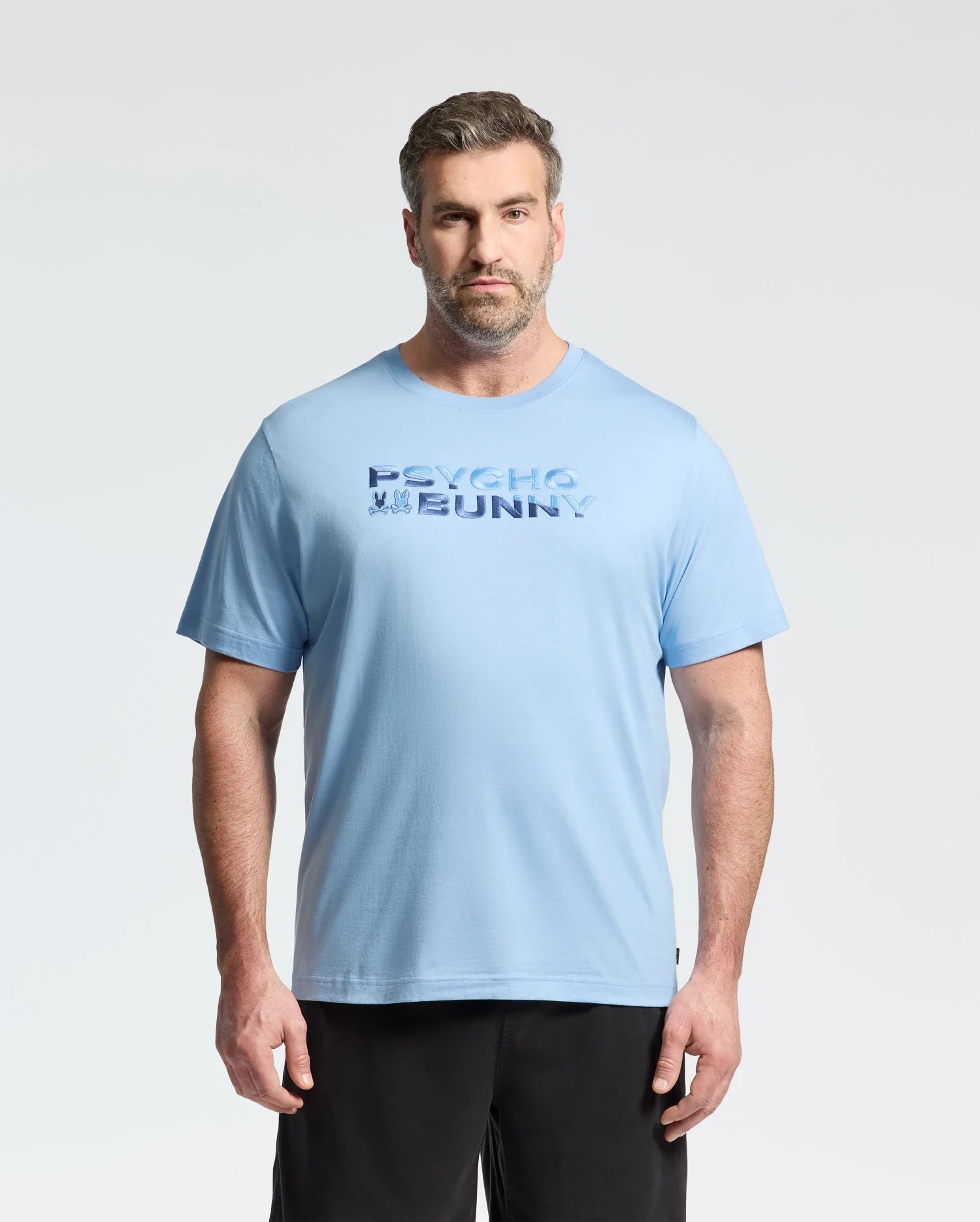 MENS BIG AND TALL BERNI EMBROIDERED WORDMARK GRAPHIC TEE - B9U417F200