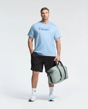 MENS BIG AND TALL BERNI EMBROIDERED WORDMARK GRAPHIC TEE - B9U417F200