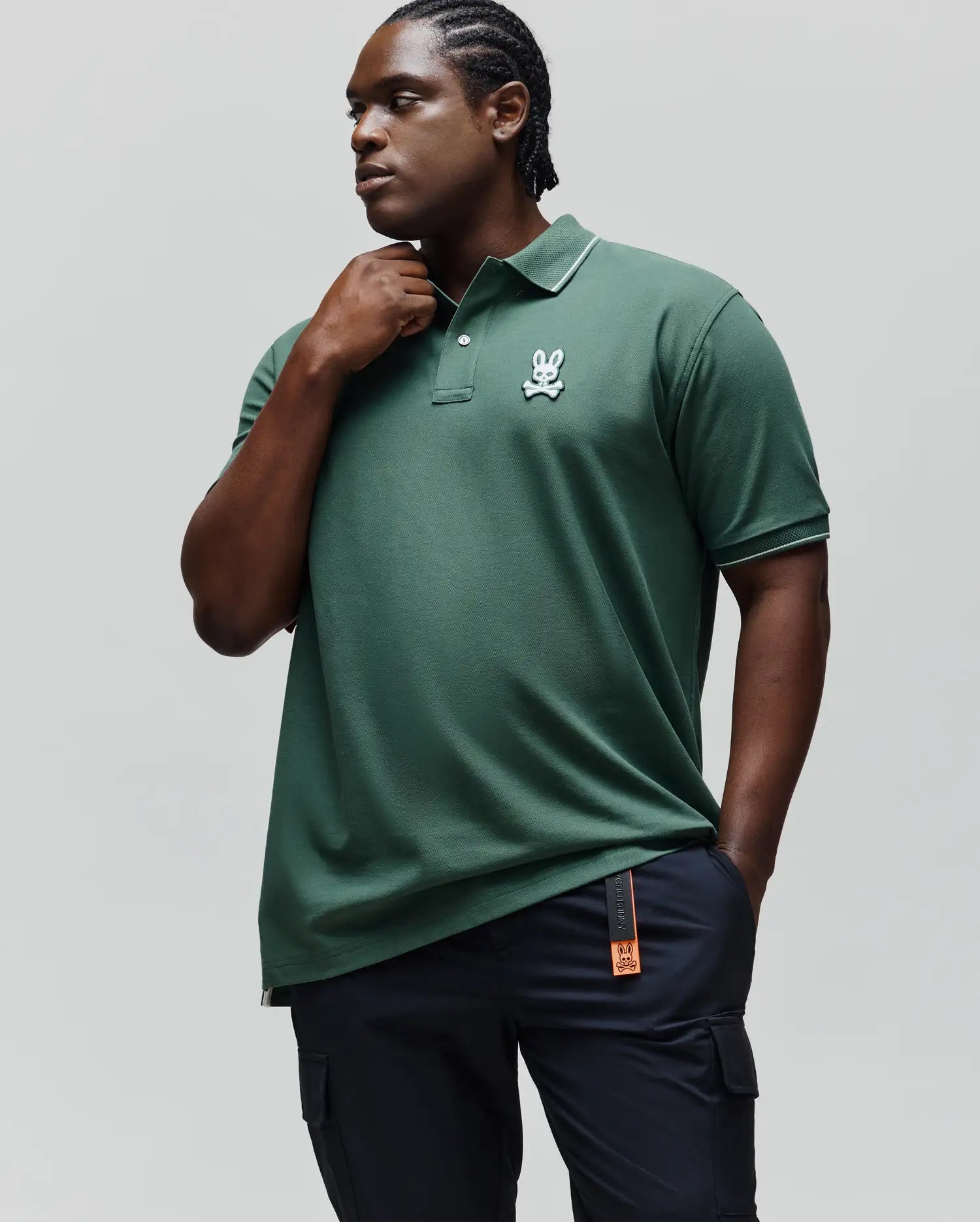 Homme Polo Piqué Grandes Tailles Tate Bunny