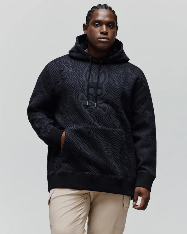 Homme Grandes Tailles Chandail à Capuchon Texturé Kendrick