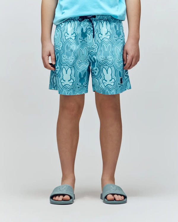 KIDS CHUCK ALL OVER PRINT LIGHTWEIGHT SWIM TRUNK - KB1000002