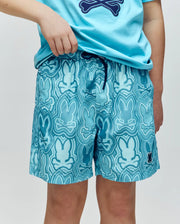 KIDS CHUCK ALL OVER PRINT LIGHTWEIGHT SWIM TRUNK - KB1000002