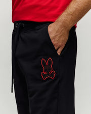 MENS JOVAN RAISED DOTTED PRINT SWEATPANT - MB0800034
