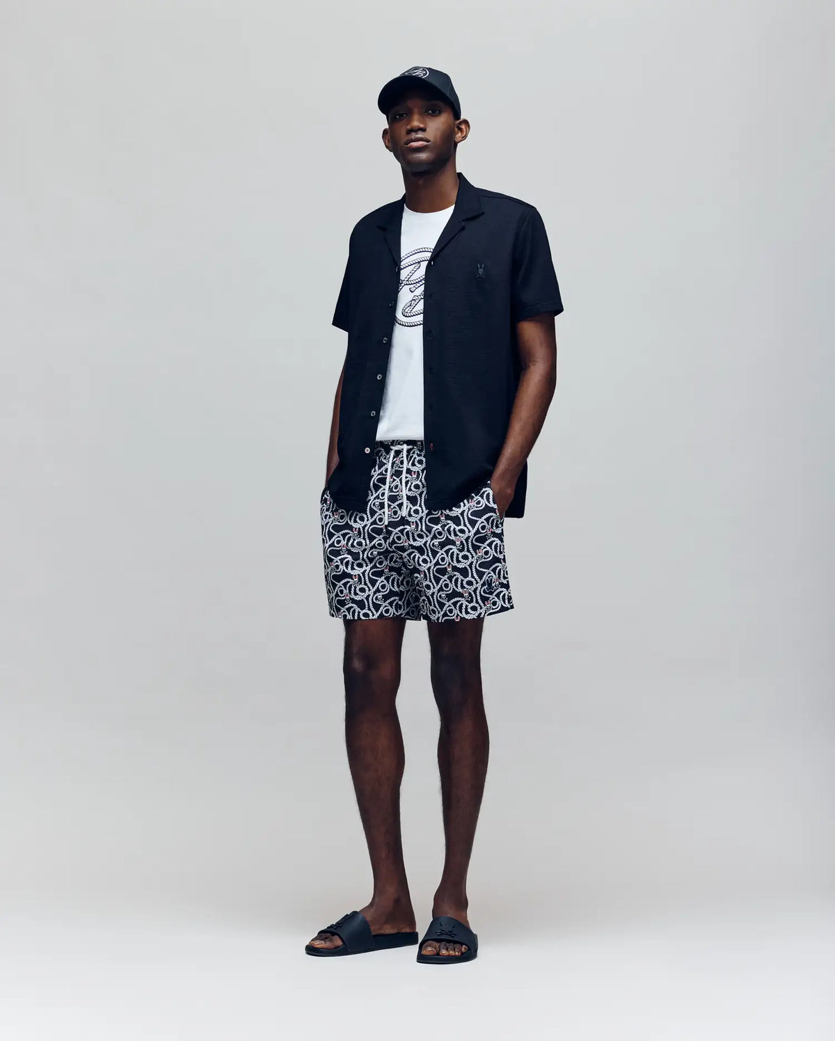 MENS CYRUS ALL OVER PRINT SWIM TRUNK - MB1000004