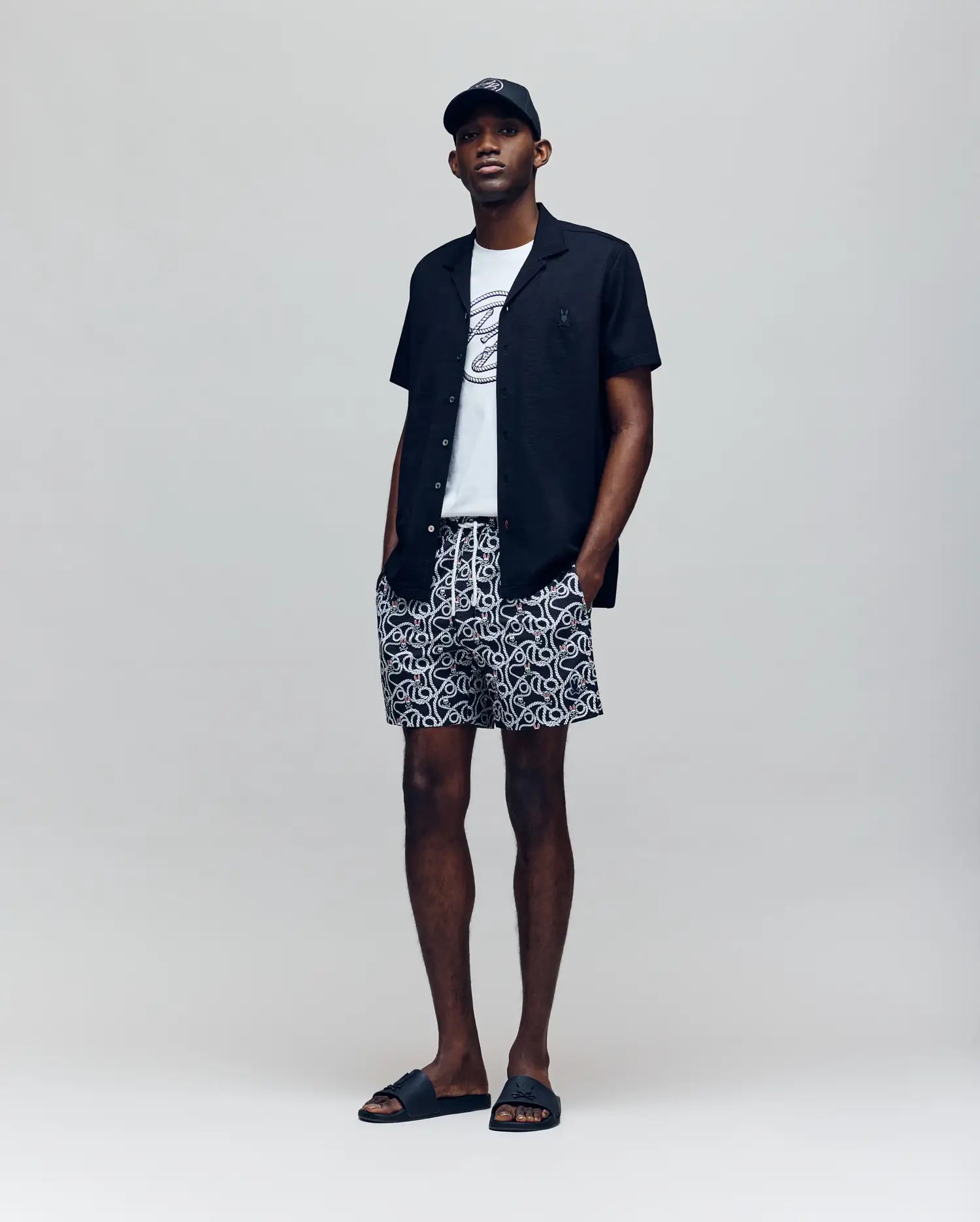 MENS CYRUS ALL OVER PRINT SWIM TRUNK - MB1000004