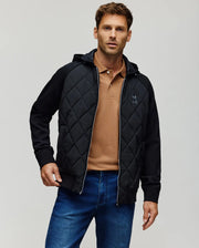 MENS CALLUM MIX MEDIA JACKET - MO1100038