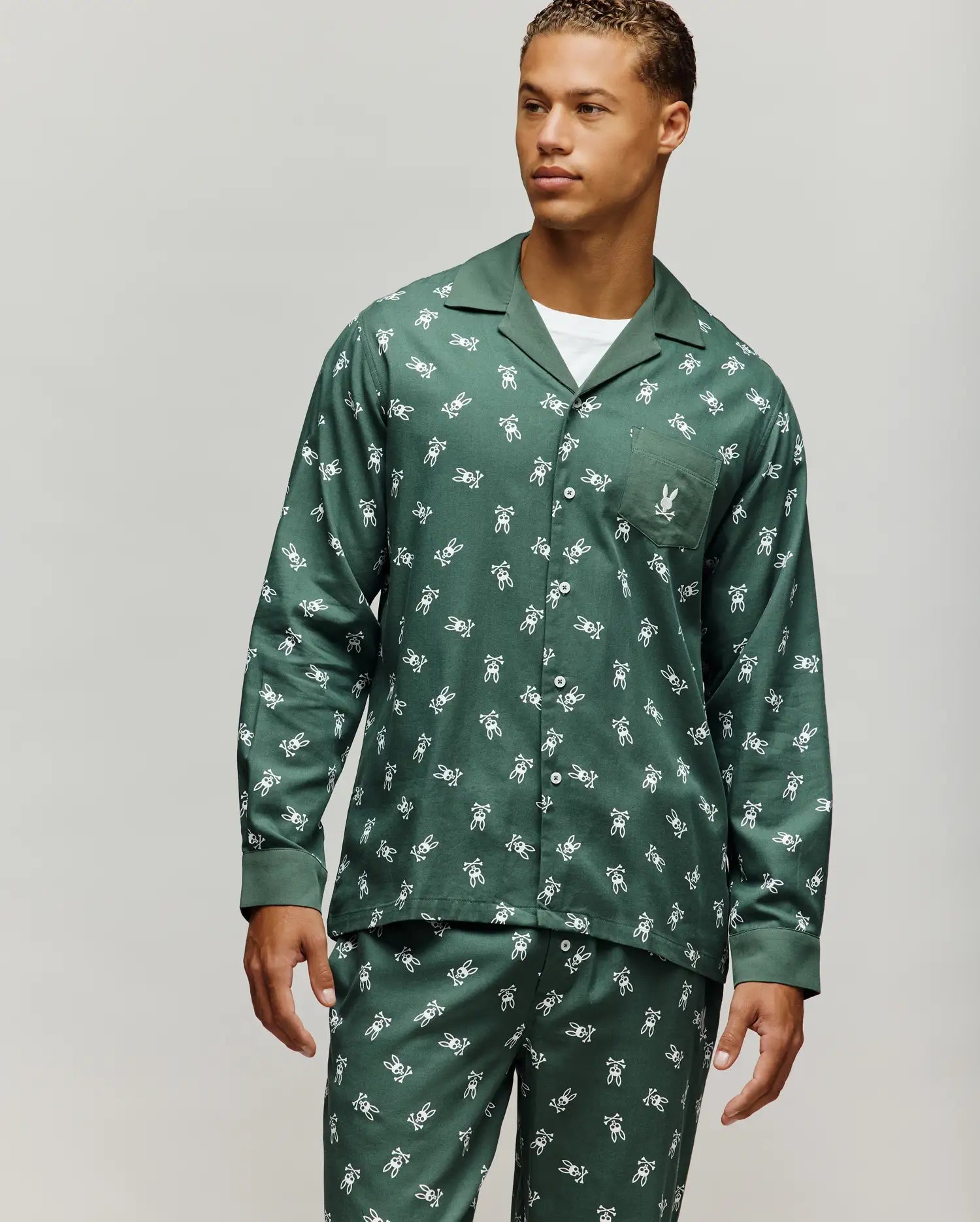 MENS VALEN FLANNEL PAJAMA SET - MO1400015