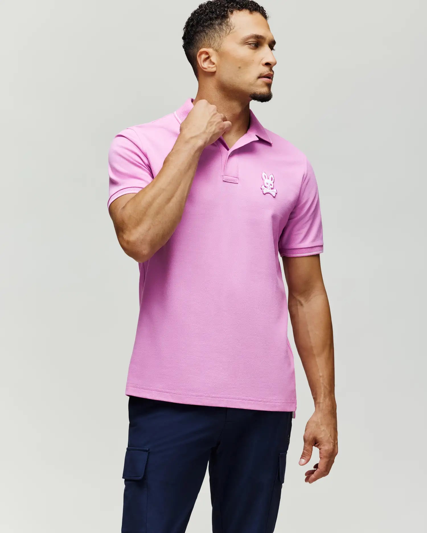 MENS TATE BUNNY PIQUE POLO - MT0100076
