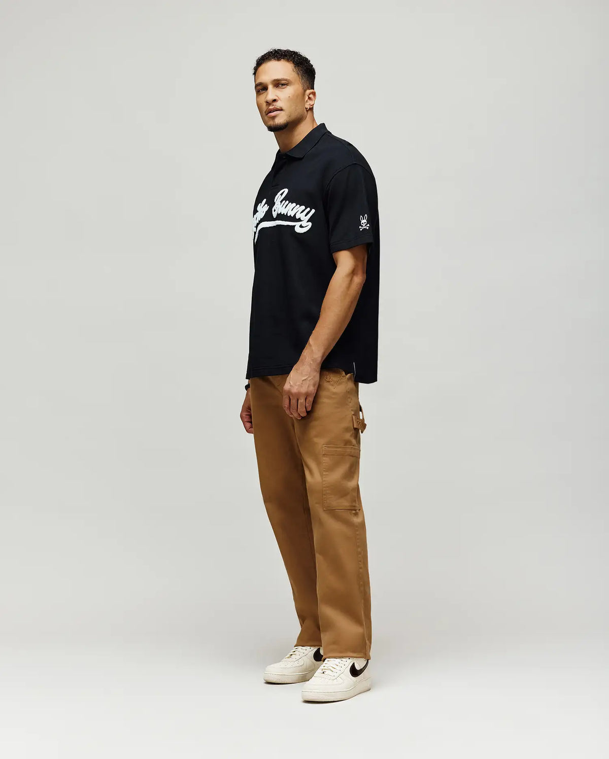 MENS TATE WORDMARK PIQUE POLO - MT0100152