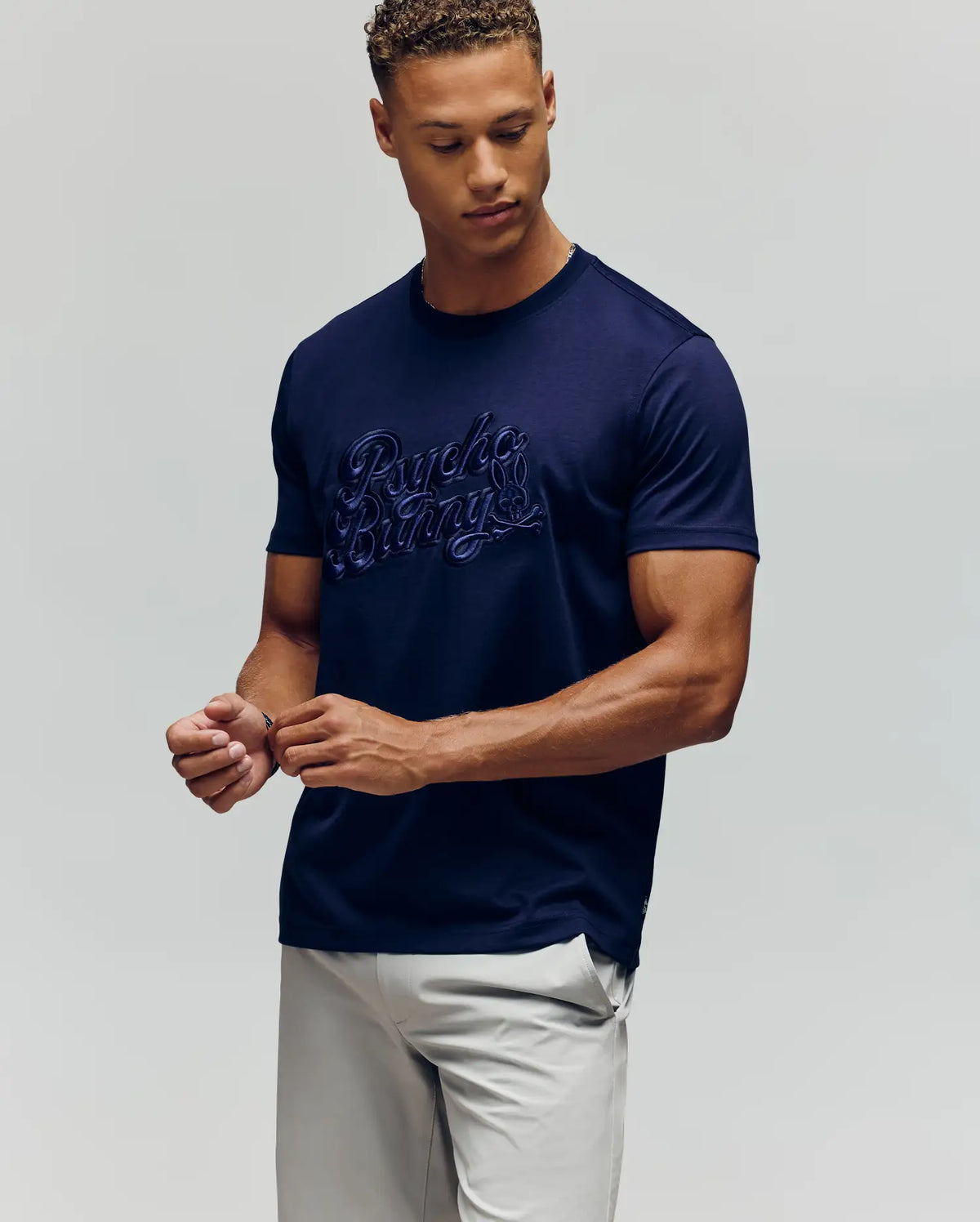 MENS ELIAS GRAPHIC TEE Blue -  MT0200047
