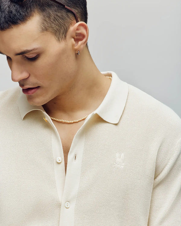MENS MORGAN TEXTURED KNIT SHIRT - MT0400002