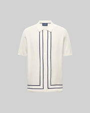 MENS DANNY BORDER STRIPE KNIT SHIRT - MT0400053