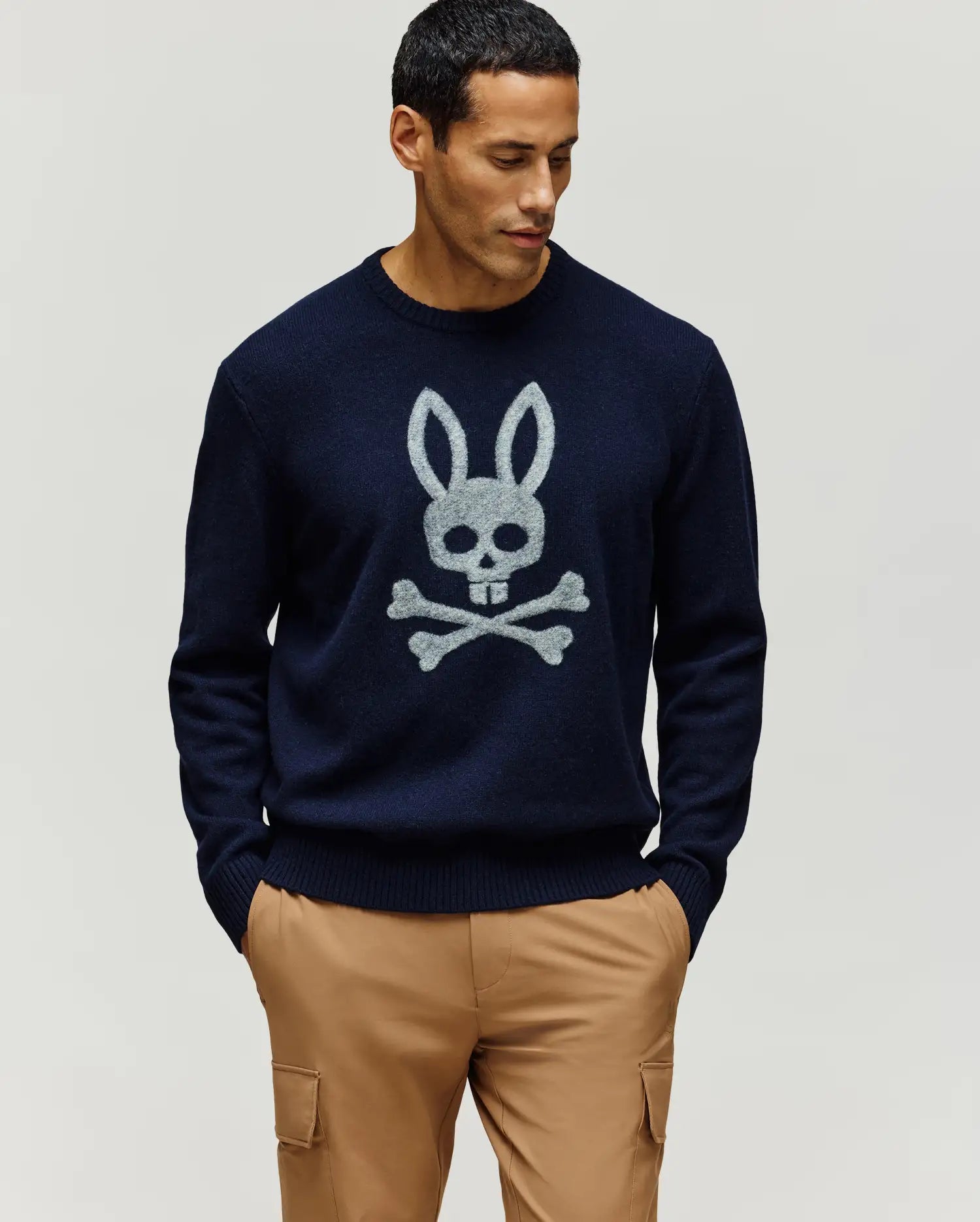 MENS SAXON COZY YARN CREW - MT0400074